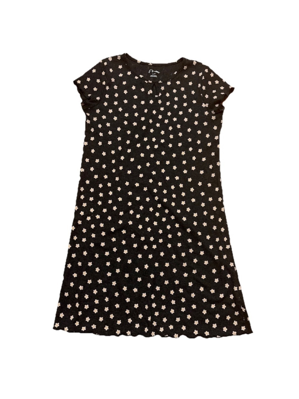 Art Class Girls Dress XL 14 Daisies Scalloped Edge